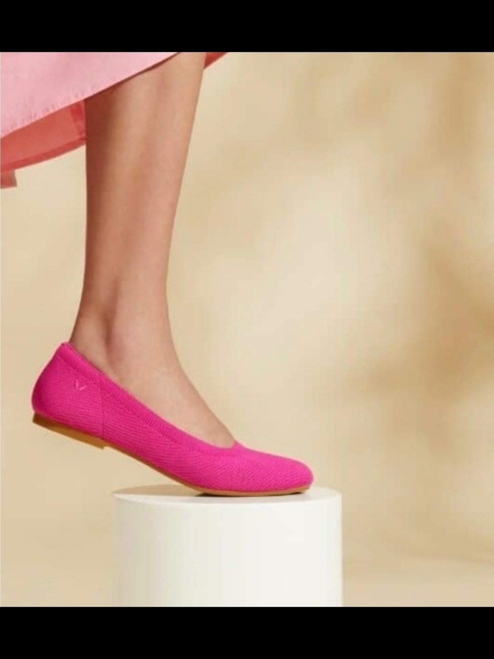 Vivaia Knit Ballet Flats